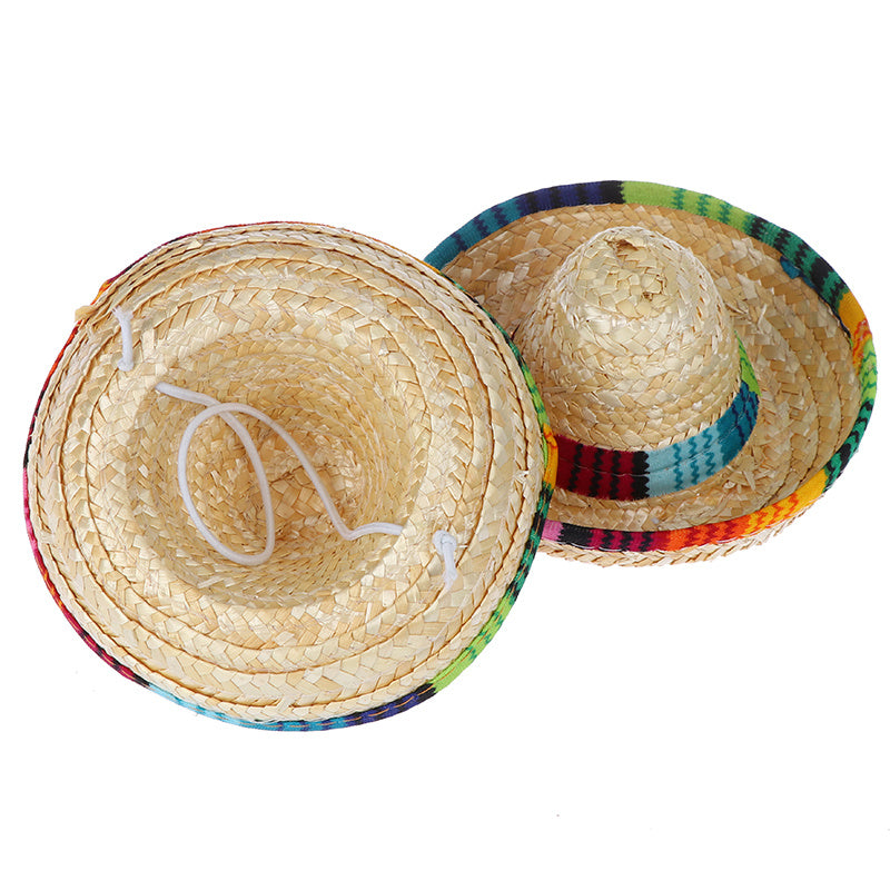 FiestaPaws™ Luxe Mariachi Straw Hat – For the Life of the Paw-ty