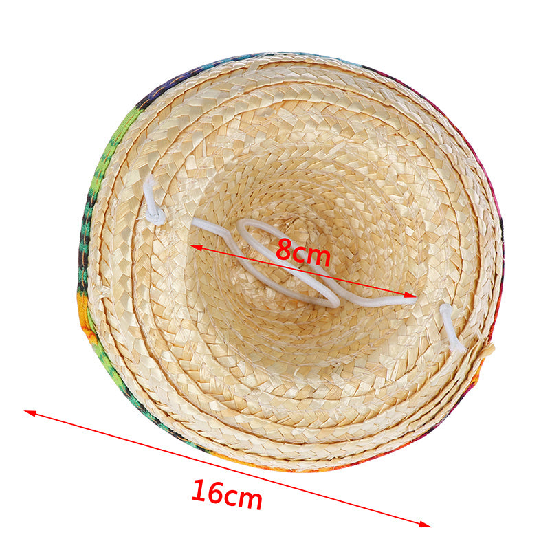 FiestaPaws™ Luxe Mariachi Straw Hat – For the Life of the Paw-ty