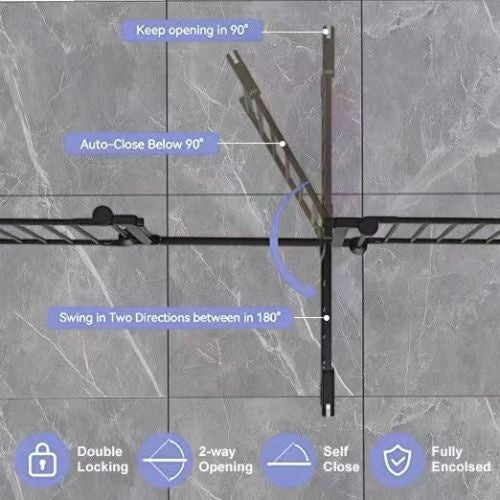 150" Adjustable Indoor/Outdoor Steel Safety Gate – 6-Panel Pet & Baby Barrier for Doorways, Fireplaces, & More