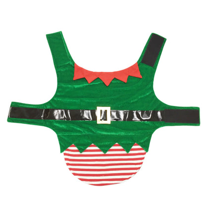 🎄 Fashion Christmas Clothes: Green Elf Dog Costume – A Holiday Must-Have for Pampered Pups