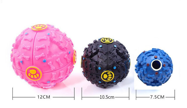 “Go Long, Pup!” – Eco-Friendly  Food Dispenser Soccer Ball Toy