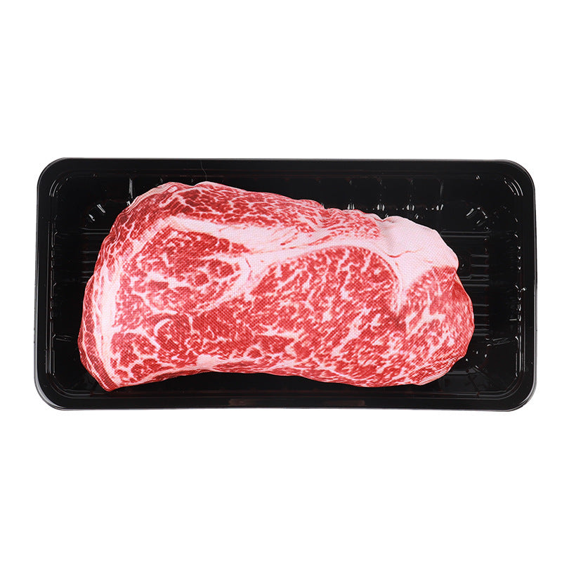 🥩 Sizzle & Squeak! Steak-Inspired Pet Toy – Oxford Cloth Squeaky Dog Toy