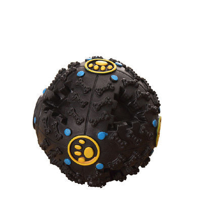 “Go Long, Pup!” – Eco-Friendly  Food Dispenser Soccer Ball Toy