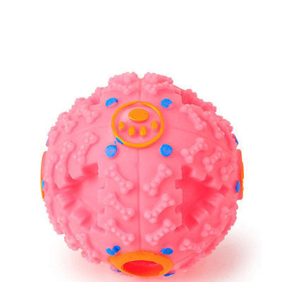 “Go Long, Pup!” – Eco-Friendly  Food Dispenser Soccer Ball Toy