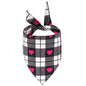 💘 Love Pup in Style – Valentine's Day Cartoon Pet Scarf 💘