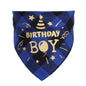 🎉 Check Meow-t! Birthday Cotton Scarf for Cats & Dogs – Timeless Twill Charm