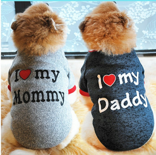 🐶 Pet Clothes, Dog Clothes, Spring And Autumn "Chemical Fiber Thick Fleece"