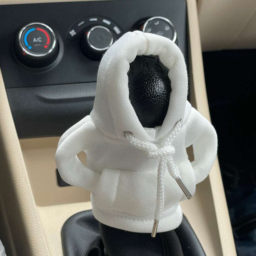 Car Gear Lever Mini Sweater – Fun Hooded Cover for Your Shift Knob