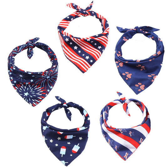 Patriotic Dog Bandana – Stars & Stripes Drool Scarf | 4th of July Pet Accessory by PetSecret