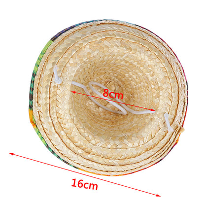 FiestaPaws™ Luxe Mariachi Straw Hat – For the Life of the Paw-ty