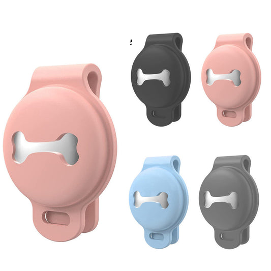 AirTag Bone Buddy™ – Silicone Protective Cover for Pet Tracking