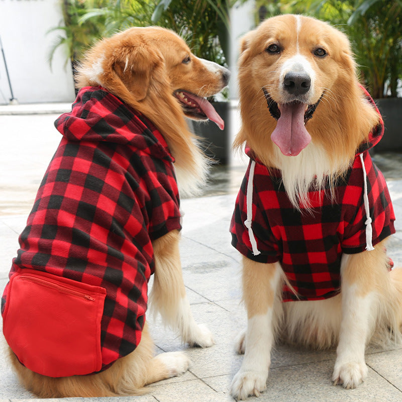 🧥 Trendy & Functional: Zipper Pocket Dog Sweater for Stylish Pups