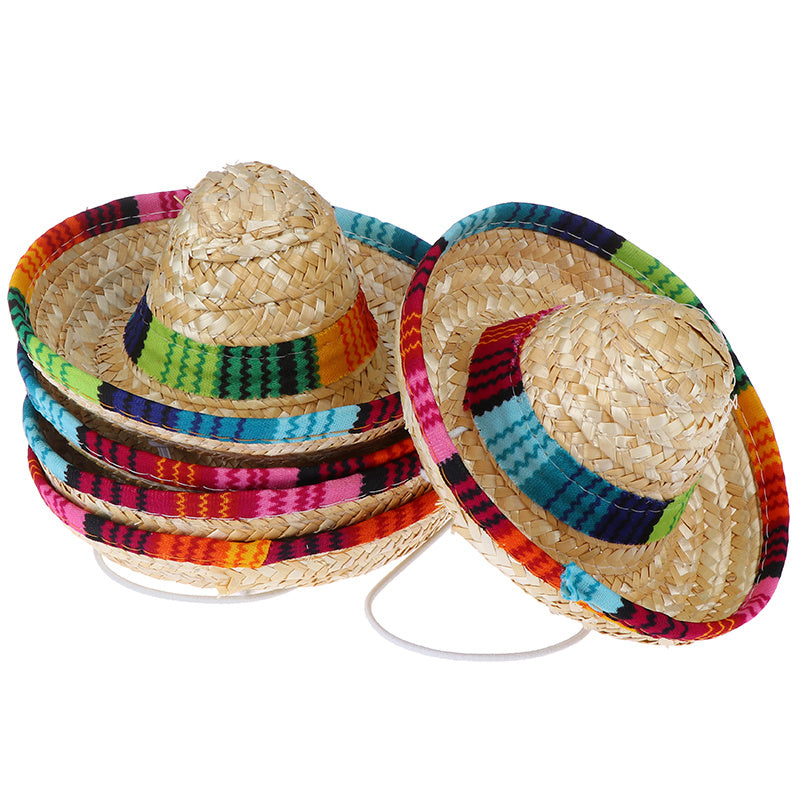 FiestaPaws™ Luxe Mariachi Straw Hat – For the Life of the Paw-ty