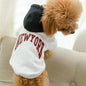 🐾 Pet Terry Cotton Casual "New York" Hooded Sweatshirt – For Trendy Pups & Parents