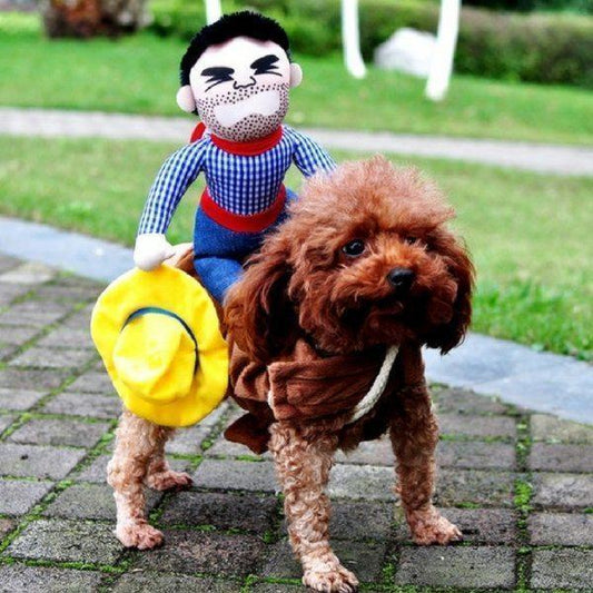 Ride 'Em Cowboy Dog Costume – Halloween Edition