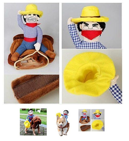 Ride 'Em Cowboy Dog Costume – Halloween Edition