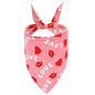 💘 Love Pup in Style – Valentine's Day Cartoon Pet Scarf 💘