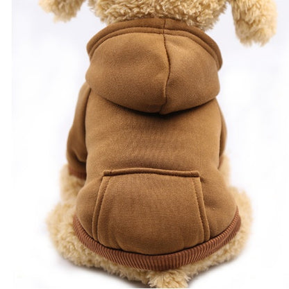 Classic Dog Hoodie with Pocket – Lightweight All-Season Pet Sweatshirt for Small & Medium Dogs – Soft, Stylish & Comfy