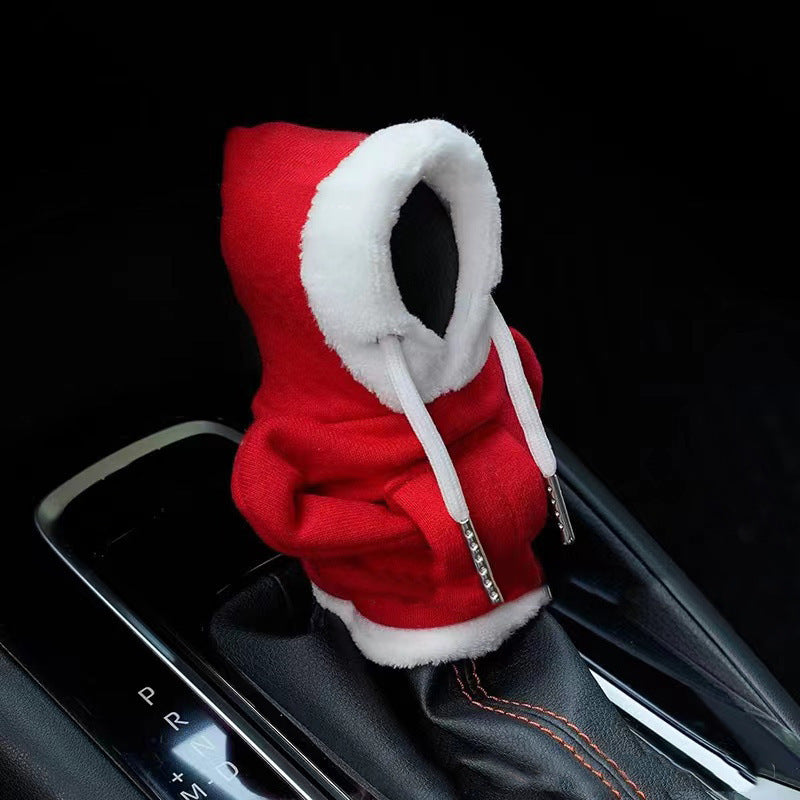 Car Gear Lever Mini Sweater – Fun Hooded Cover for Your Shift Knob