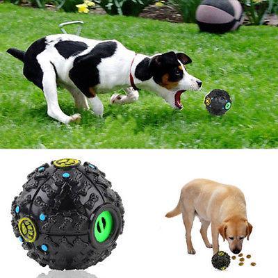 “Go Long, Pup!” – Eco-Friendly  Food Dispenser Soccer Ball Toy
