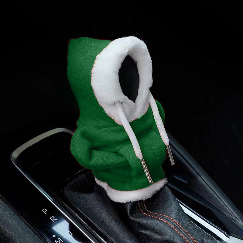 Car Gear Lever Mini Sweater – Fun Hooded Cover for Your Shift Knob