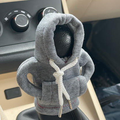 Car Gear Lever Mini Sweater – Fun Hooded Cover for Your Shift Knob
