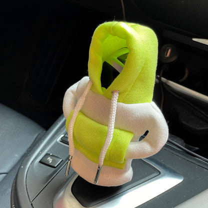 Car Gear Lever Mini Sweater – Fun Hooded Cover for Your Shift Knob