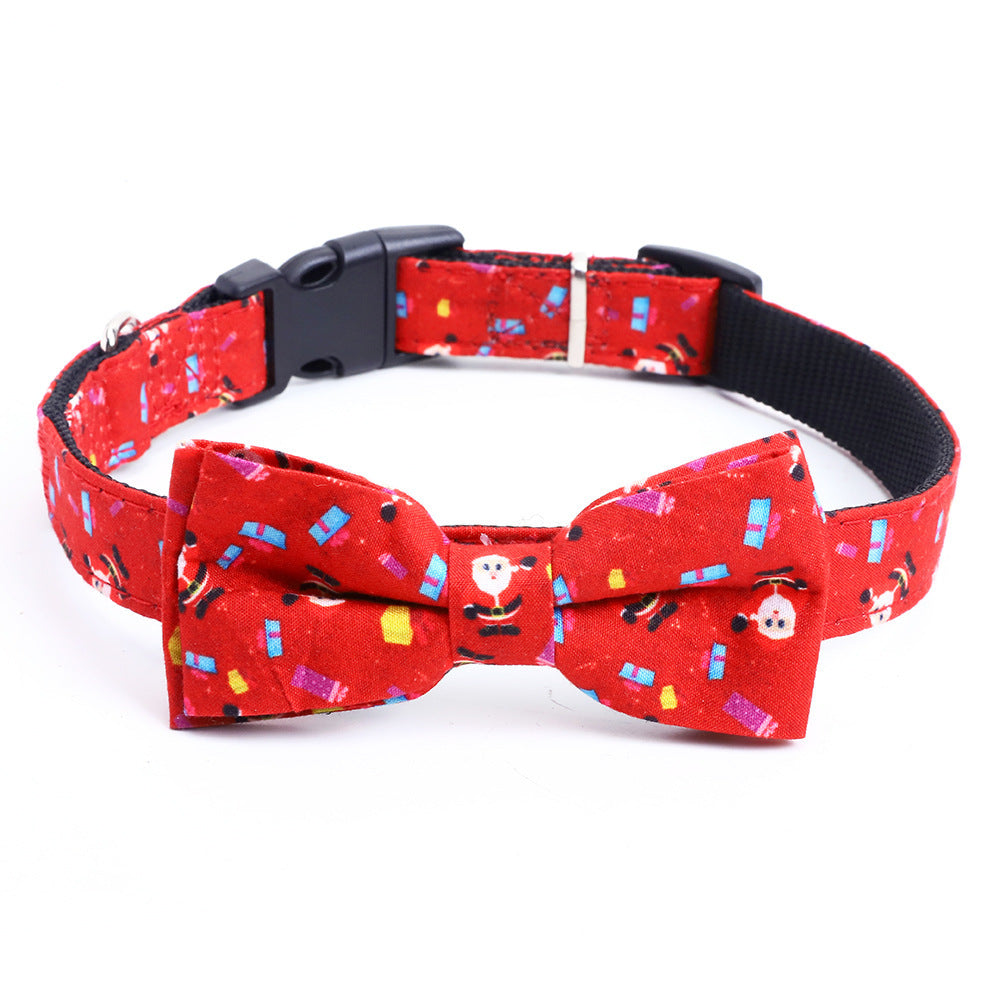 🎄 Holiday Elegance: Christmas Bow Collar for Dogs – Festive & Adjustable