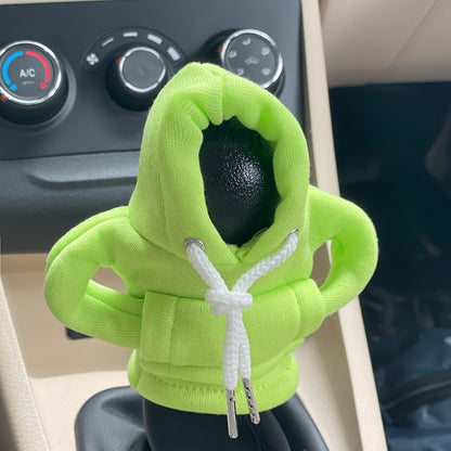 Car Gear Lever Mini Sweater – Fun Hooded Cover for Your Shift Knob