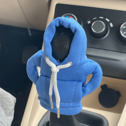Car Gear Lever Mini Sweater – Fun Hooded Cover for Your Shift Knob
