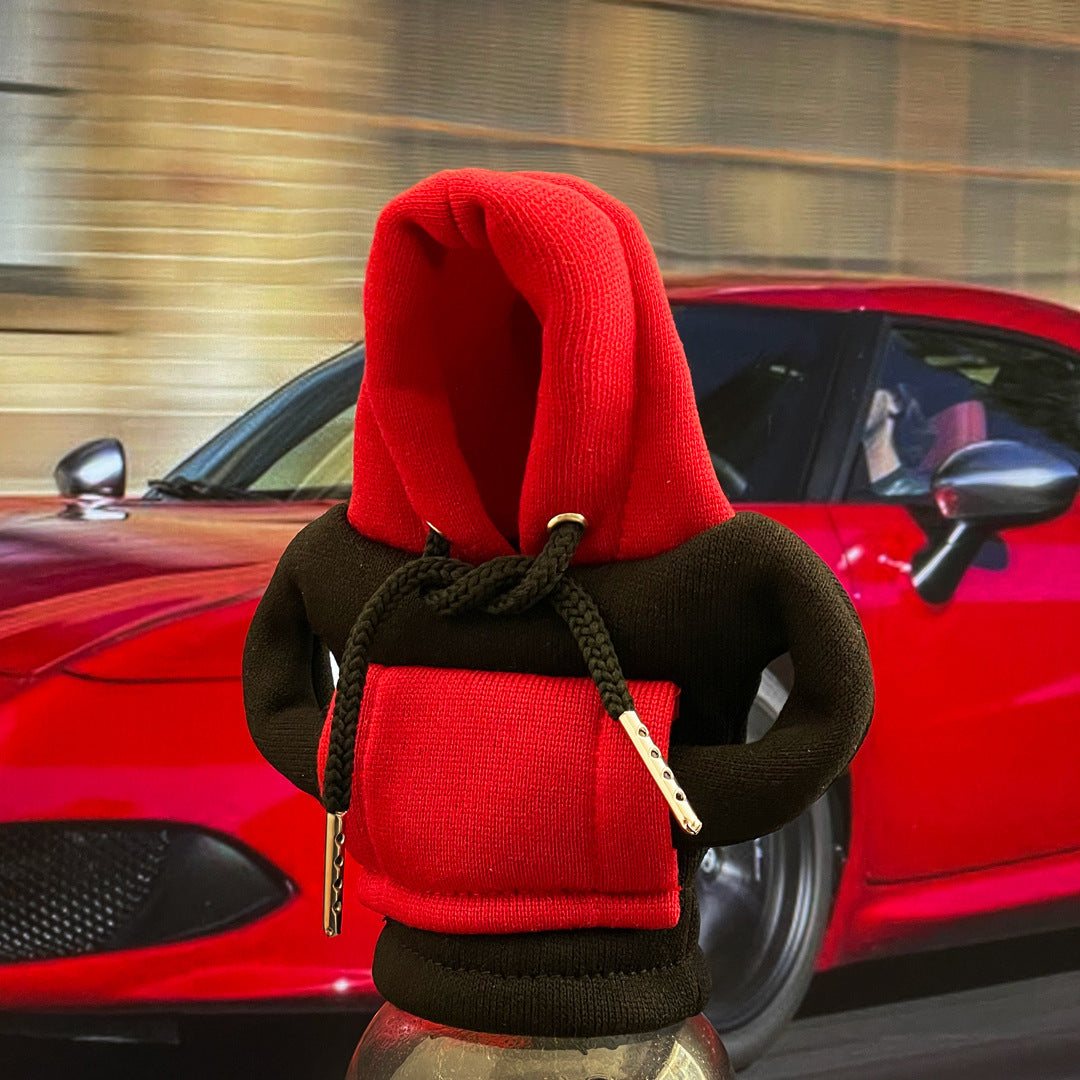 Car Gear Lever Mini Sweater – Fun Hooded Cover for Your Shift Knob