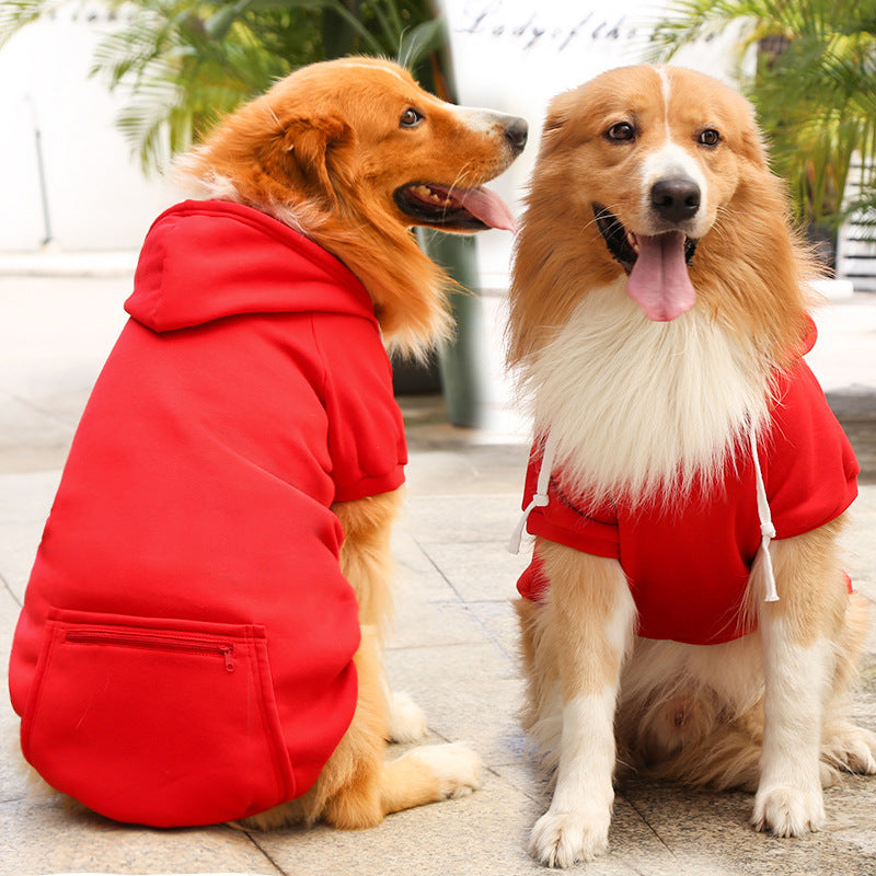 🧥 Trendy & Functional: Zipper Pocket Dog Sweater for Stylish Pups