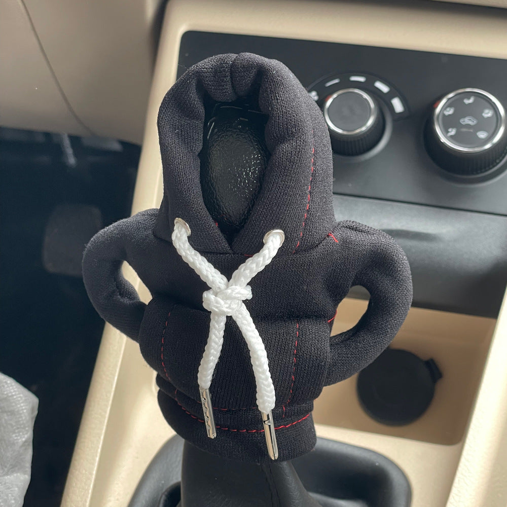Car Gear Lever Mini Sweater – Fun Hooded Cover for Your Shift Knob